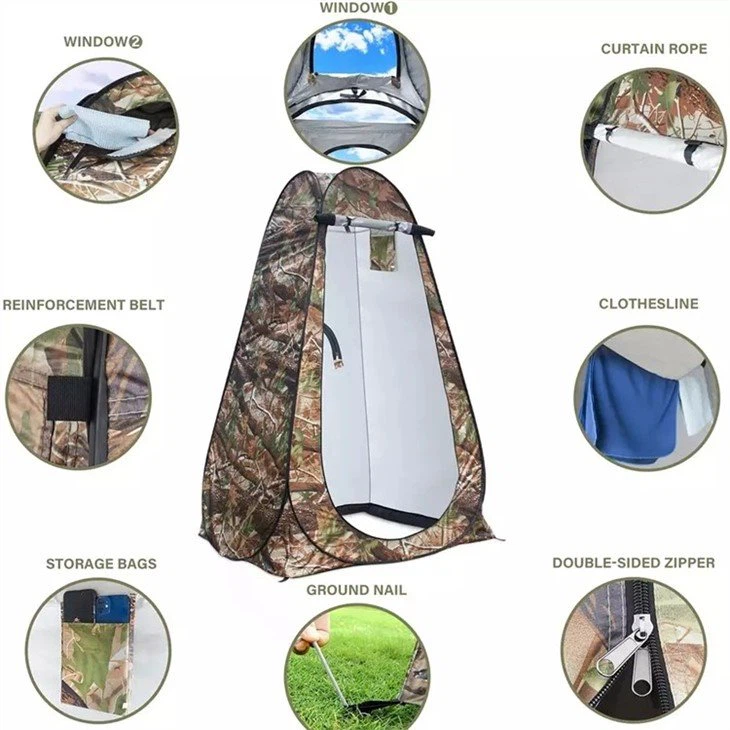 Waterproof Toilet Shower Tent-4