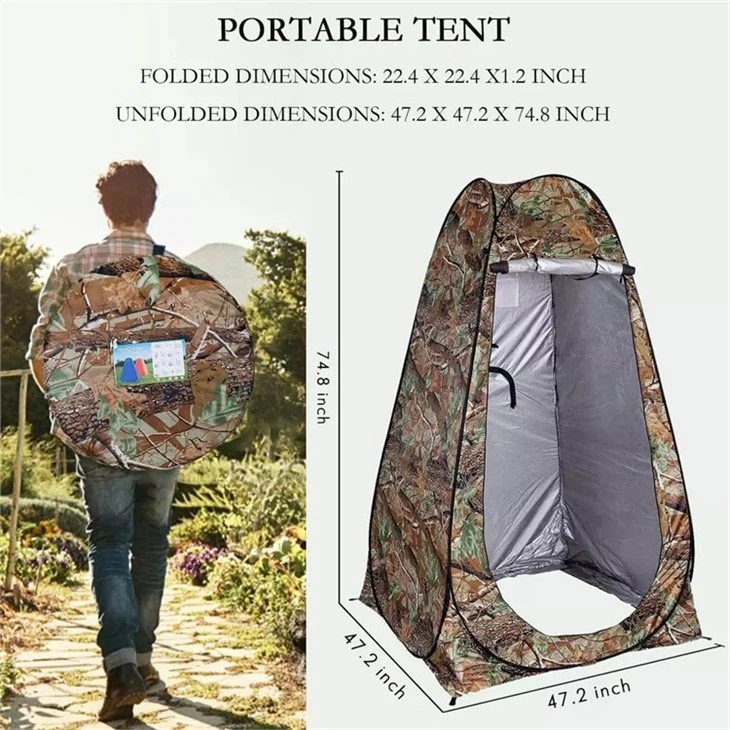 Waterproof Toilet Shower Tent-5